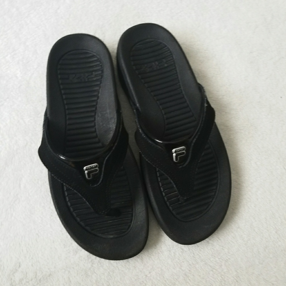 Fila Sport Black Slides